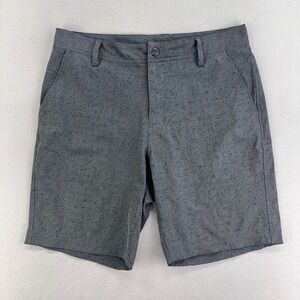 REI Co-op‎ Milford Hybrid Shorts Mens 34 Charcoal Grey Casual Swim Hike Camp 9"
